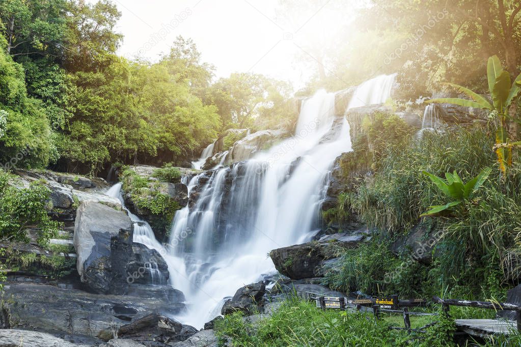 Mae Klang waterfall in doi-inthanon, Chiangmai Thailand