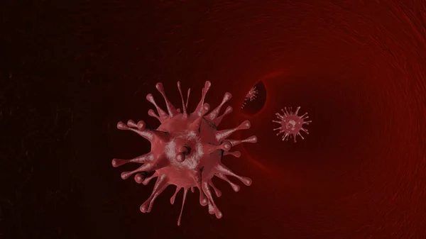 Coronavirus 2019 Ncov Menschlichen Körper Grippeausbruch Oder Coronaviren Influenza Illustration — Stockfoto