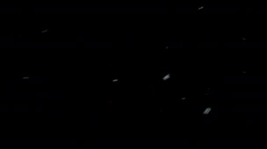 Karlı Mercek Bozukluğu, yağan kar, 4k 'da siyah zemin üzerinde izole edilmiş, beste, hareket grafikleri, büyük ve küçük Alfa, Ethereal, Yoğun, Fırtına için kullanılacak.