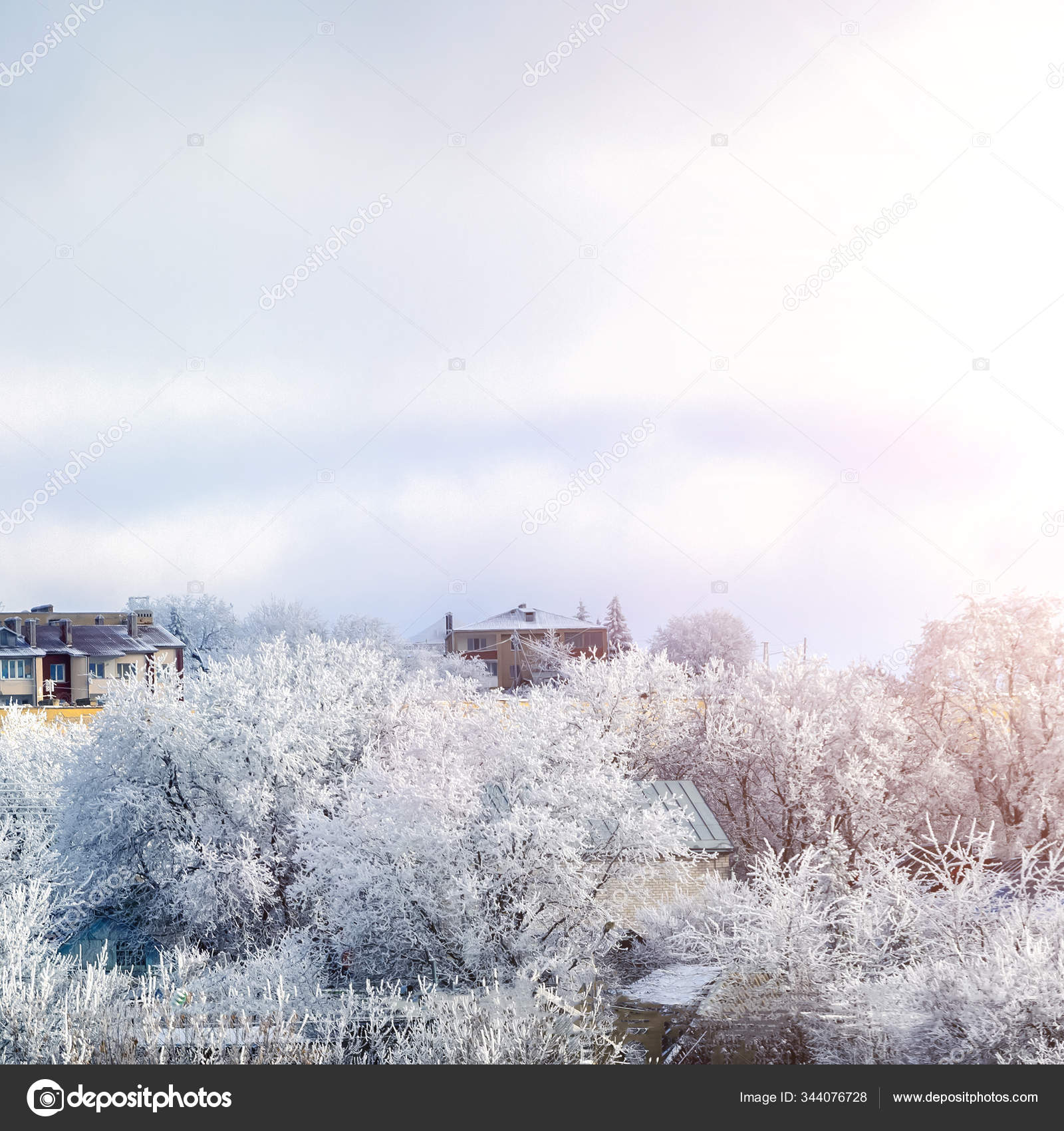 冬城风景白雪蓝天 图库照片 C Slayer87 冬城风景白雪蓝天 图库照片 C Slayer87