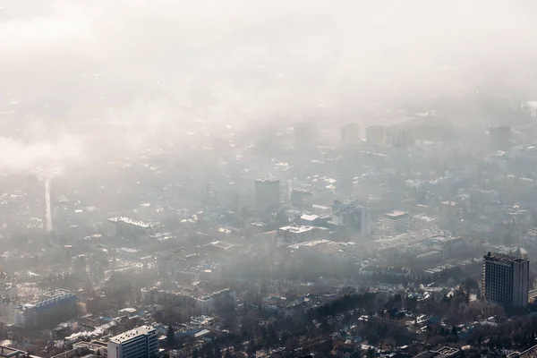 Aerial View Clouds City — Stock Photo, Image