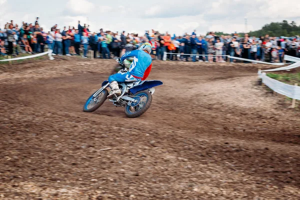 Lebedyanka Russia Agosto 2019 Campionato Russo Motocross Gare Motociclistiche Motociclistiche — Foto Stock