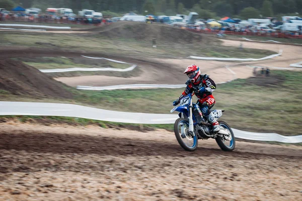 Lebedyanka Russia Agosto 2019 Campionato Russo Motocross Gare Motociclistiche Motociclistiche — Foto Stock