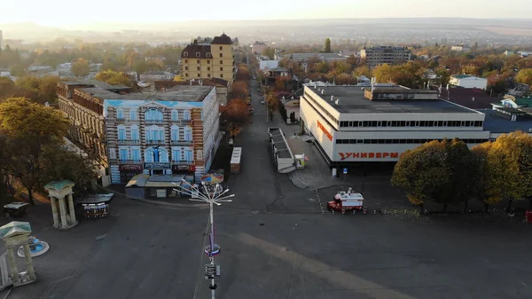 Essentuki, Russia - October 28, 2020: Centre of Yessentuki, view of Central Mall