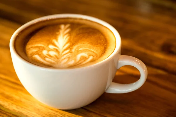 Kopi latte panas — Stok Foto