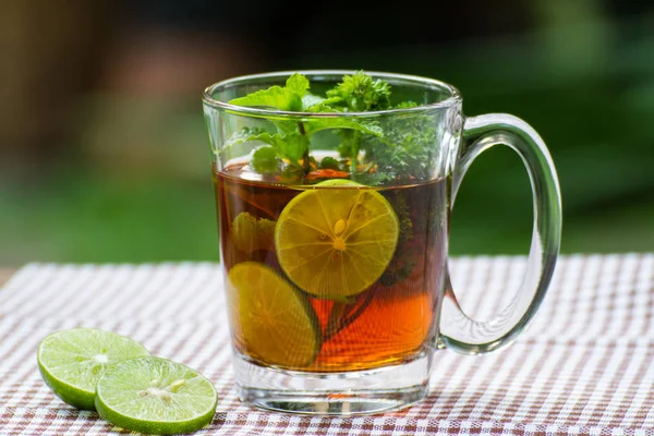 Tazza di tè alle erbe — Foto Stock