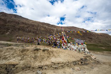 Mountain view yolda Rangdum, Hindistan