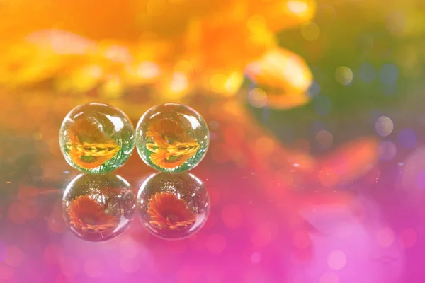 Crystal ball background — Stock Photo, Image