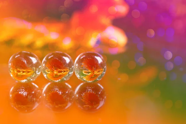 Crystal ball background — Stock Photo, Image