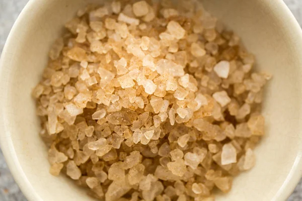 Sól do kąpieli w miski ceramiczne — Zdjęcie stockowe