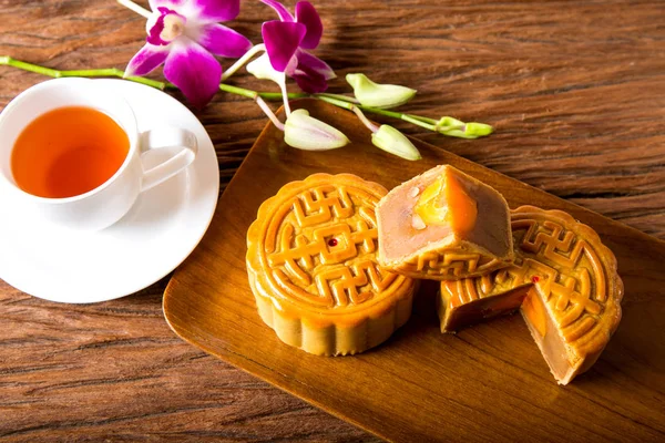 Chinesischer Mondkuchen — Stockfoto