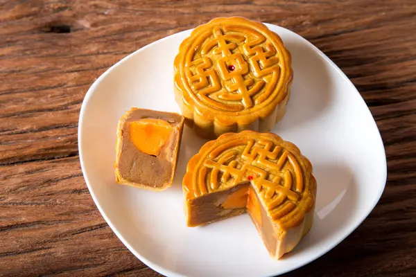 Chinese moon cake — Stock Photo, Image