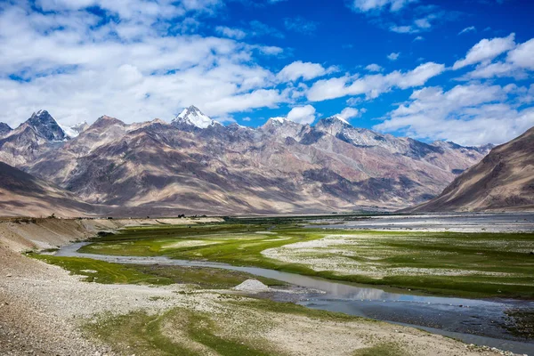 Vista do Vale de Zanskar — Fotografia de Stock
