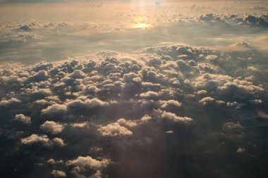 cennet uçak penceresinden