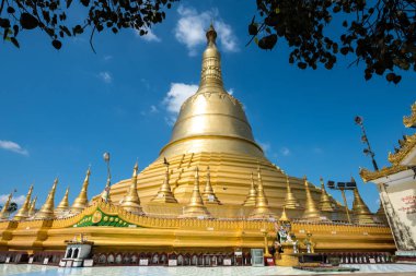 Shwemawdaw Selami pagoda, Myanma Sun ray.