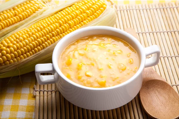 Chowder de maíz — Foto de Stock