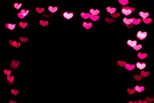 Heart shape bokeh — Stock Photo, Image