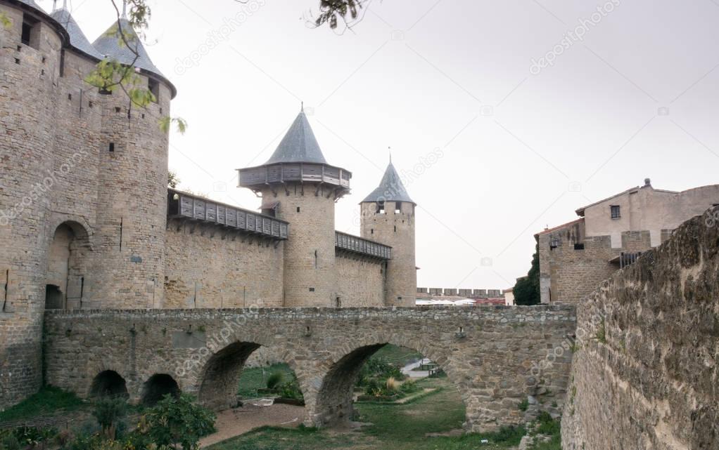 Castle of the city of Carcassonne