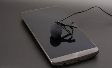 Yaka mikrofon usen telefon için
