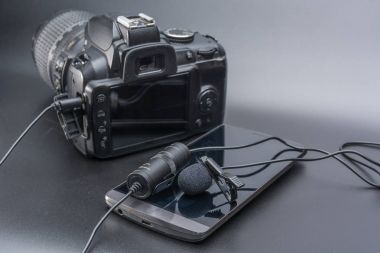 Yaka mikrofon usen telefon için