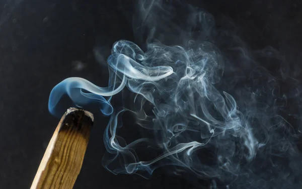 Photograph of smoke caused by various incenses Royalty Free Stock Images