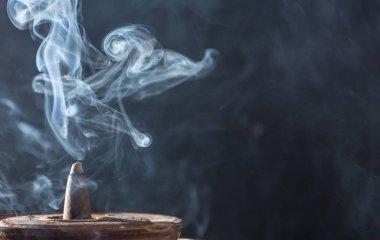 tarafından çeşitli incenses neden duman fotoğrafı 