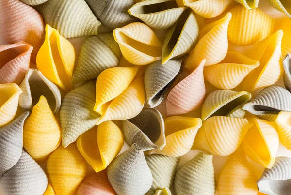 Typické italské conchiglie těstoviny — Stock fotografie