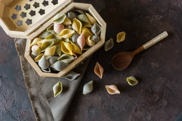 Massa típica italiana conchiglie — Fotografia de Stock