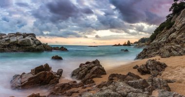 Sunset beach Llorert de Mar Costa Brava