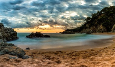 Sunset beach Llorert de Mar Costa Brava