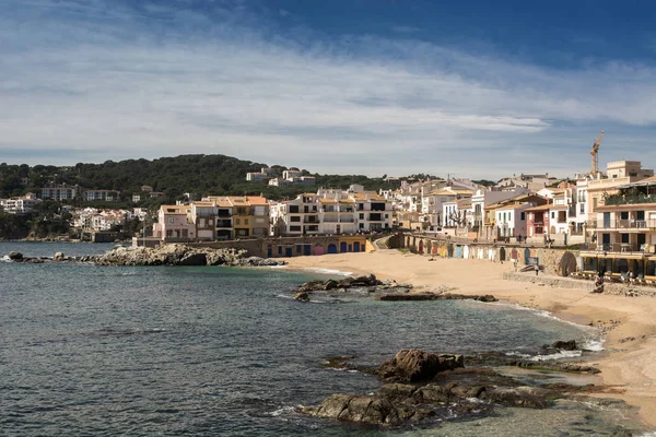 Précieux pêcheur de ville situé en Espagne . — Photo