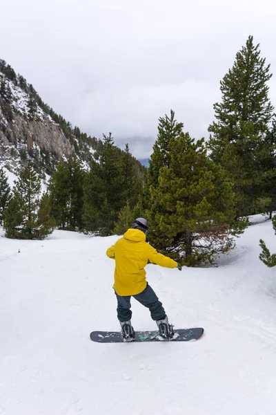 Free rider enjoying the snow — Stock Photo, Image