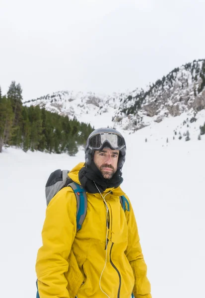 Free rider enjoying the snow — Stock Photo, Image