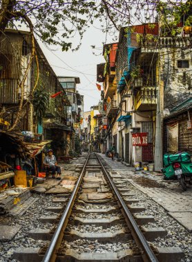 Train Caddesi, Hanoi, Vietnam, Asya