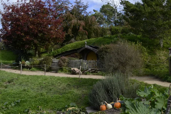 Das Hobbiton Filmset Matamata Neuseeland — Stockfoto