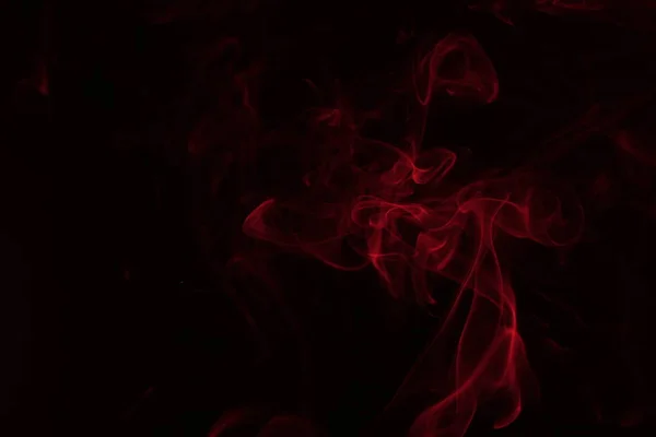 Duman renklerinin tuhaf şekilleri.