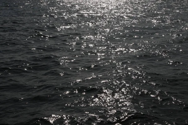 Reflexões Sol Água Mar — Fotografia de Stock