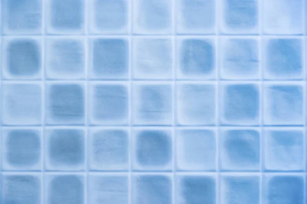 Μωσαϊκά φόντο, πλακάκι γαλάζιο, τετράγωνο — Φωτογραφία Αρχείου