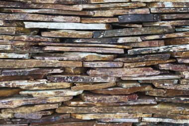 Dekoratif düz taş duvar dokusu