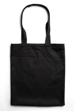 Beyaz Arkaplanda Yeniden Kullanılabilir Eko Poşet. Sıfır atık