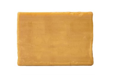 Çamaşır deterjanı, doğal sabun, beyaz arka planda izole edilmiş. Yakın plan. Stüdyo fotoğrafçılık.