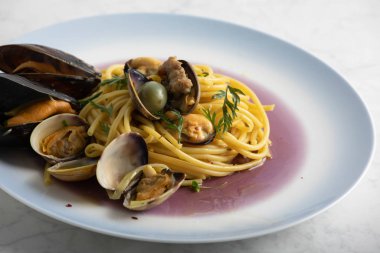 Klasik Scoglio Deniz Ürünleri Spagettisi.