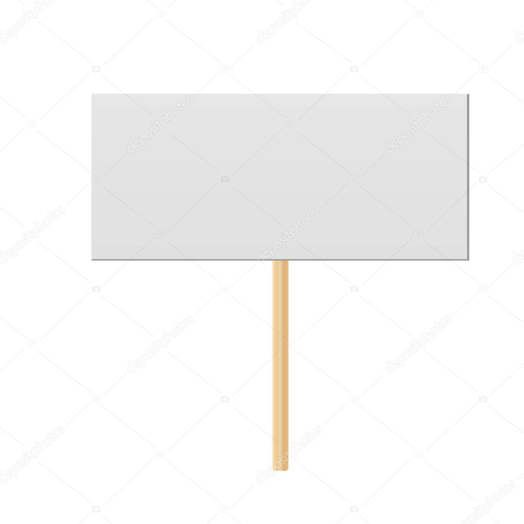 Blank banner mock up 