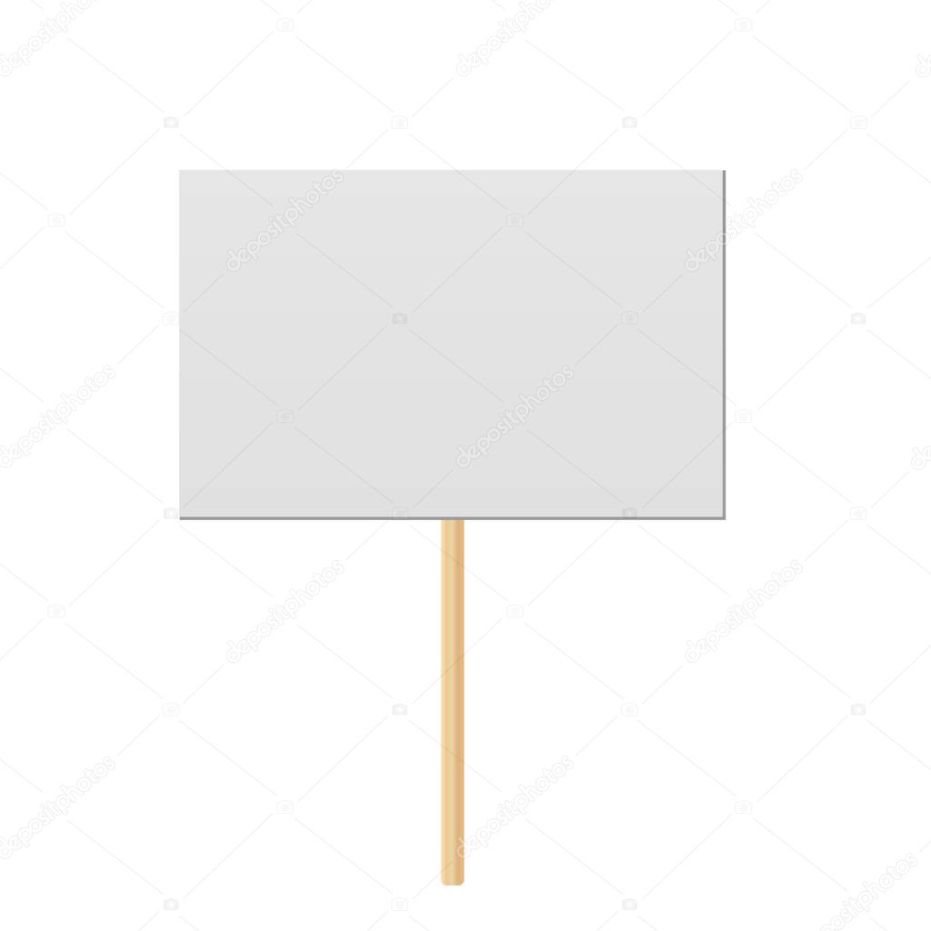 Blank banner mock up 