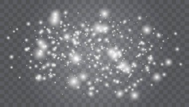 Altın parlayan ışıklar kümesi