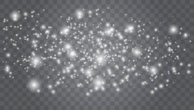 Altın parlayan ışıklar kümesi