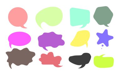 Vektör konuşma balonu