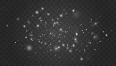 Altın parlayan ışıklar kümesi