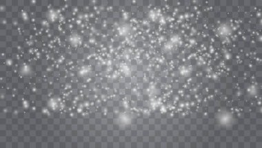 Noel karı. Düşen kar taneleri