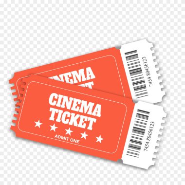 İki sinema vektör Bilet